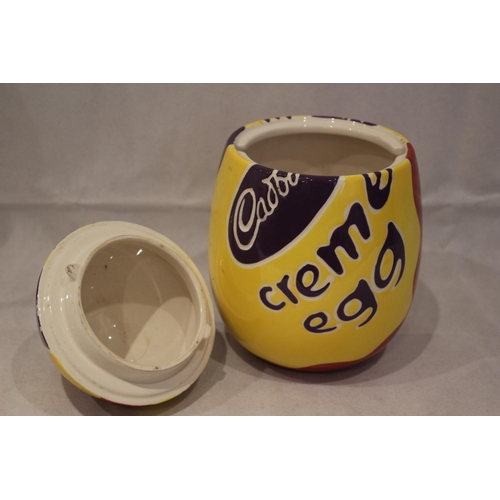 137 - Cadbury Creme Egg biscuit barrel/ jar