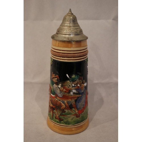 154 - German Beer stein, marked DBGM