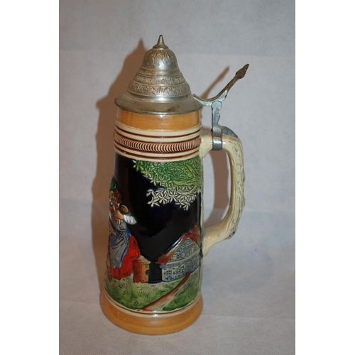 154 - German Beer stein, marked DBGM