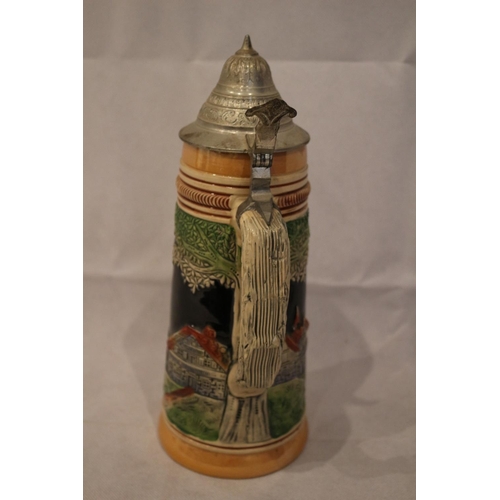 154 - German Beer stein, marked DBGM