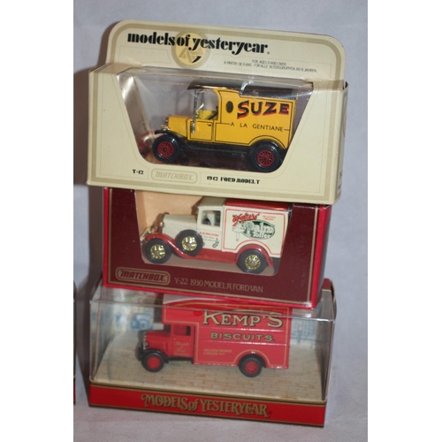 160 - 6 Yesteryear Matchbox boxed diecast model vehicles. Scale 35 - 1