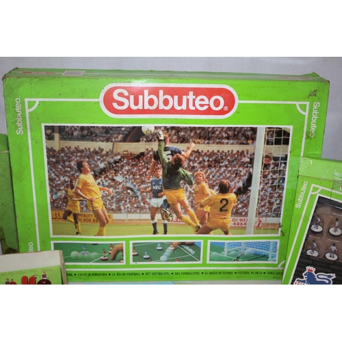 174 - Items of football by Subbuteo