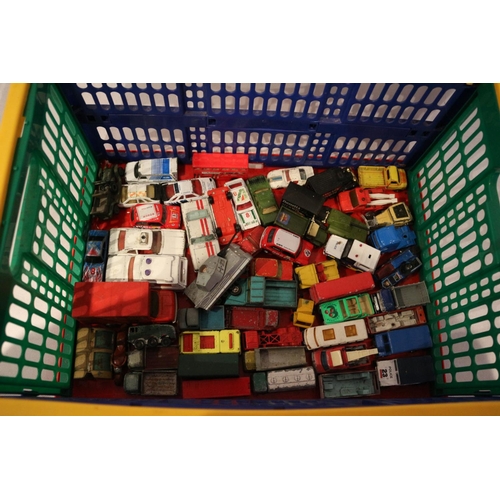 175 - A box of mainly diecast vehicles