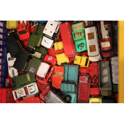 175 - A box of mainly diecast vehicles