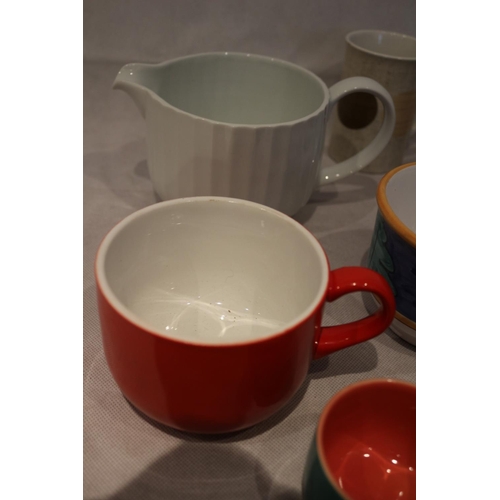 214 - Selection of ceramic Mugs, bowls and expresso cups