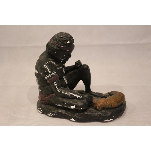 219 - An Aborigine composite statue/ figurine