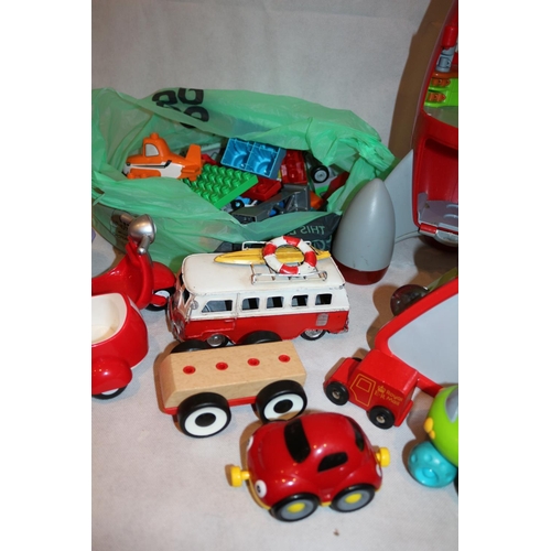 229 - Large selection of children's toys including a rocket and others mainly from Early Learning Centre