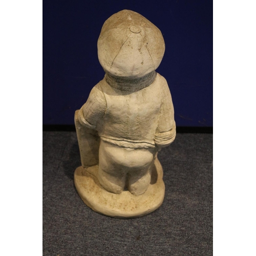 23 - Novelty stone statue with comedic wording