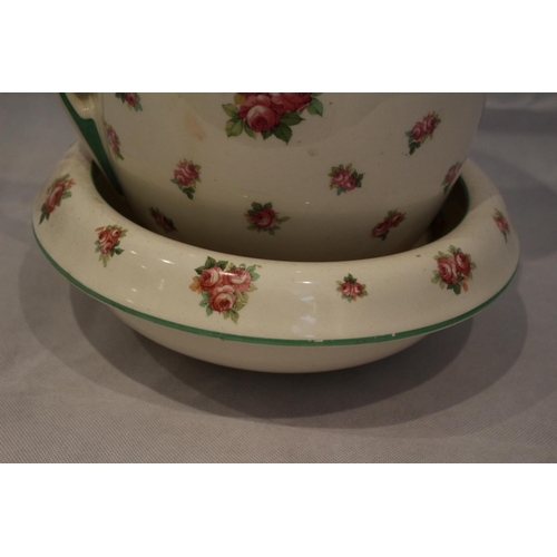 95 - Royal Doulton Sink bowl and pitcher. Stamped on bottom