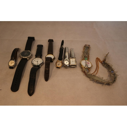 410 - A selection of watches including Lorus