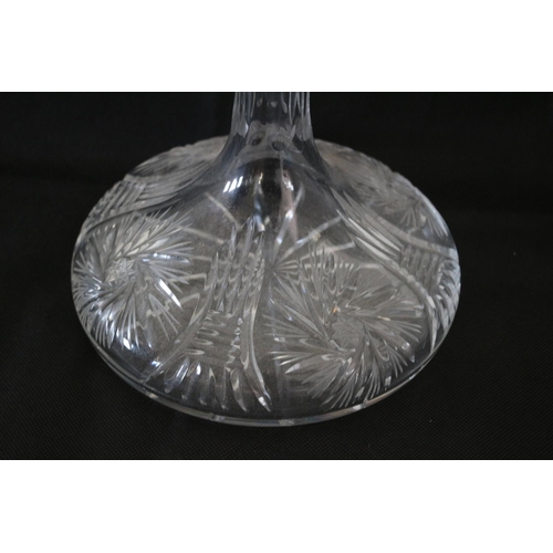 106 - Cut Glass Ships Decanter