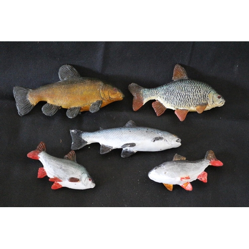 114 - A Collection Of Composite Mainly English Freshwater Fish. Some A/F