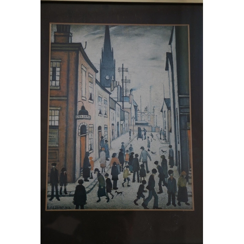 126 - 3 Framed and Glazed LS Lowry Prints