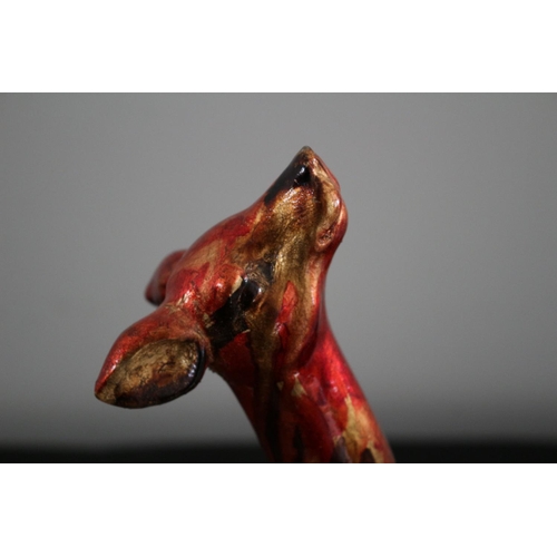 133 - A Multi Coloured Deer Statue