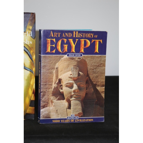 138 - 2 interesting books with an Egyptian scene