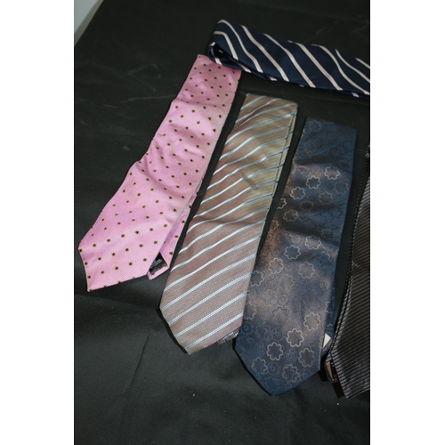 53 - 9 Men's Neck Ties of Various Patterns and Colours