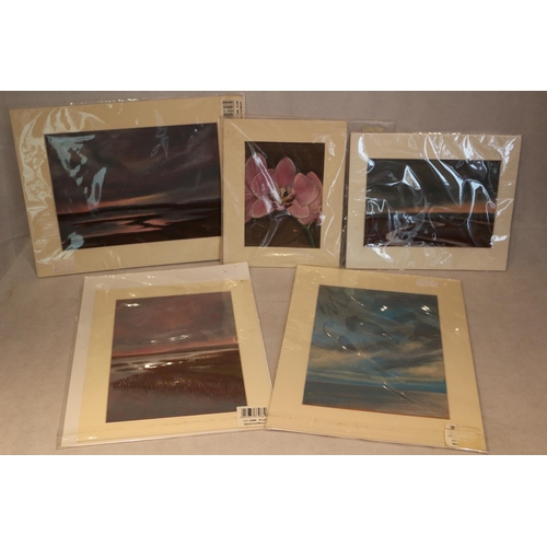 33 - 5 Original Pastel Drawings All Mounted