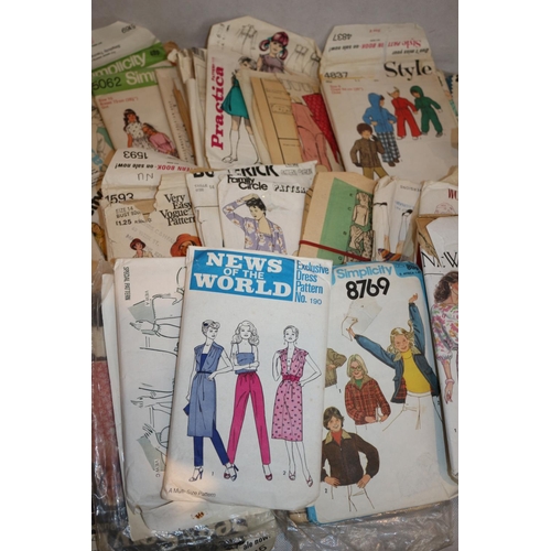 38 - A Large Selection of Mainly Vintage  Sewing Patterns