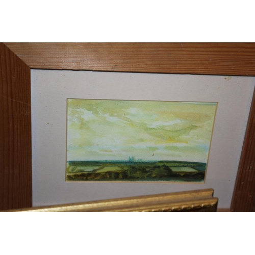 39 - A Selection of Watercolour Paintings and One Print By Kentish Artist Paul Mitchell.