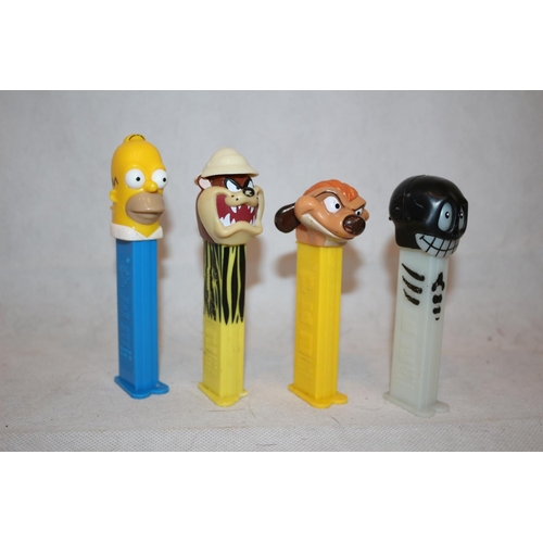 65 - 4 Pez Sweet Dispensers