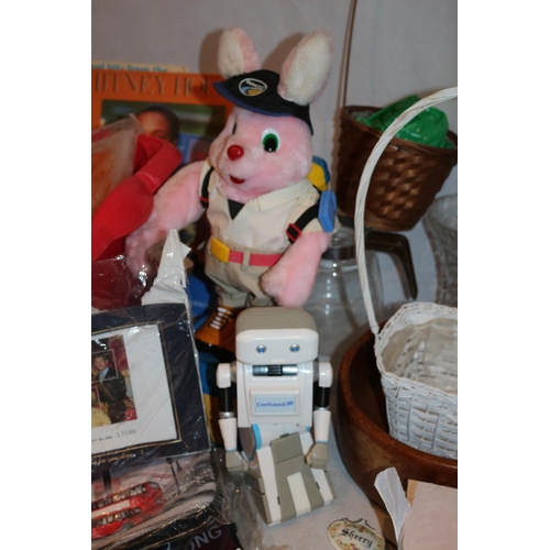 69 - A Large Selection of Varied Items including Walking stick and untested electrical items