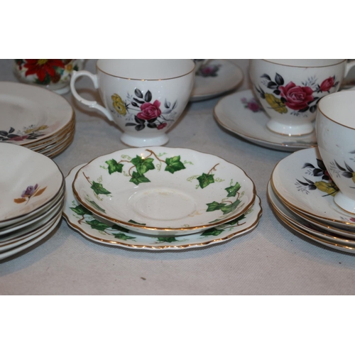 99 - A Collection of Dinnerware Including Royal Standard and Gainsborough