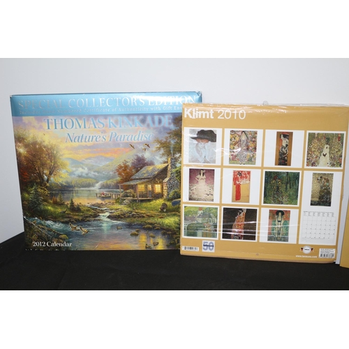 163 - A nice selection of various aged collectable calendars