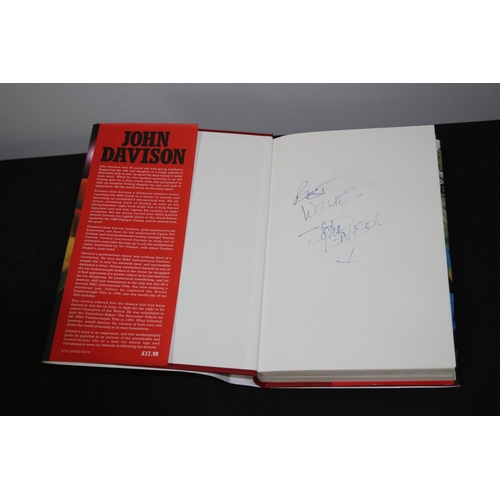 174 - Signed copy book John Davison  Little Man Big Heart