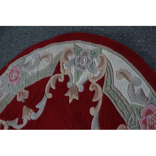 242 - Very Nice Piled Rug with Nice Floral Pattern- 150cm