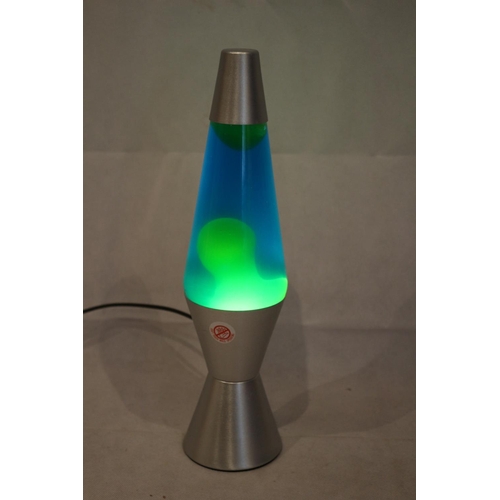 252 - Great Lava Lamp Blue/Green wax. Working