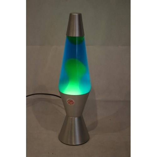 252 - Great Lava Lamp Blue/Green wax. Working