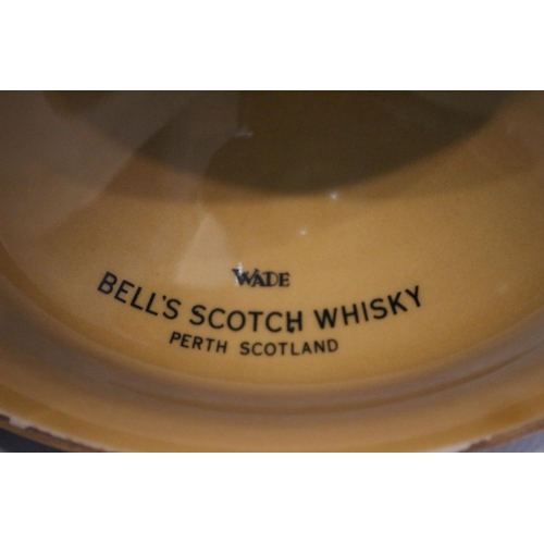 261 - Pair of Empty Bell's Scotch Whisky Wade Display Bell Bottles