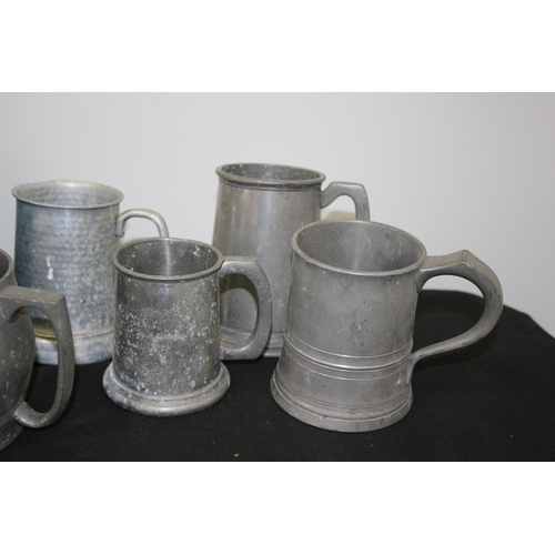 294 - A Large Selection of Assorted Mainly Pewter Tankards