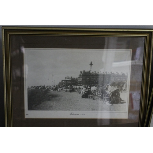 315 - 3 Framed and Glazed Photographs of Folkestone Ranging From 1901 to 1954