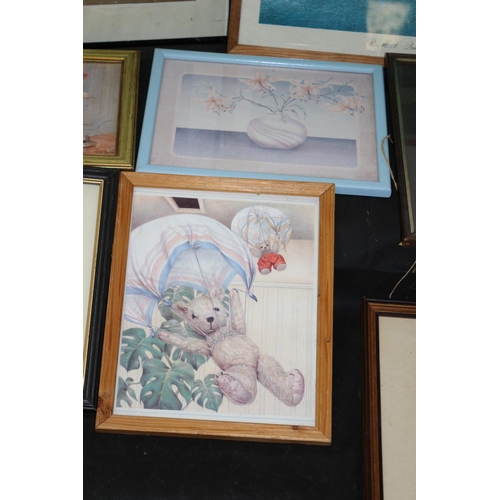 325 - An assortment of Prints covering Themes all Framed