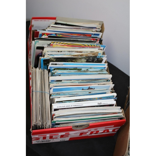 351 - 2 Boxes of Various Aged Postcards