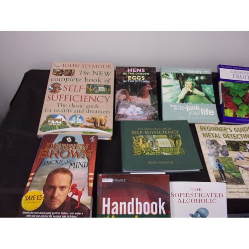 523 - An Interesting Assortment of Books on Self Help and Self Sufficiency