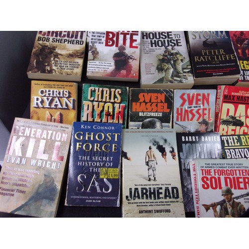 525 - A Large Assortment of War Story Books