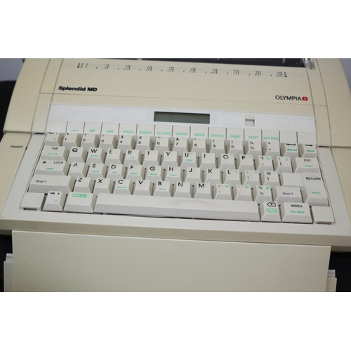 215 - Olympia Electric Typewriter No Power Lead so not tested