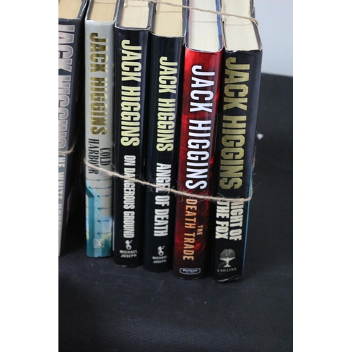 235 - A large Selection of Hardback Jack Higgins Books