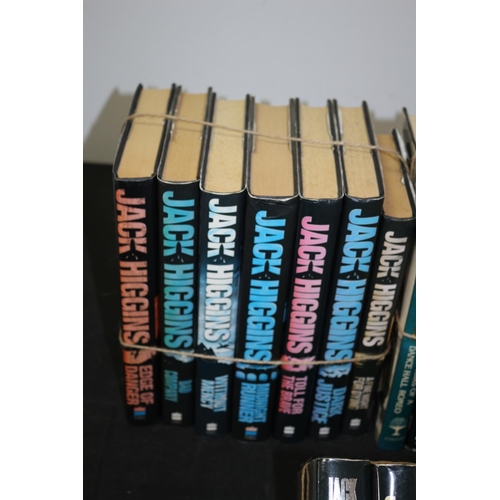 235 - A large Selection of Hardback Jack Higgins Books