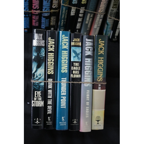 235 - A large Selection of Hardback Jack Higgins Books