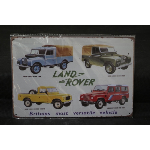 242 - Metal Land Rover Sign 30cm x 20cm