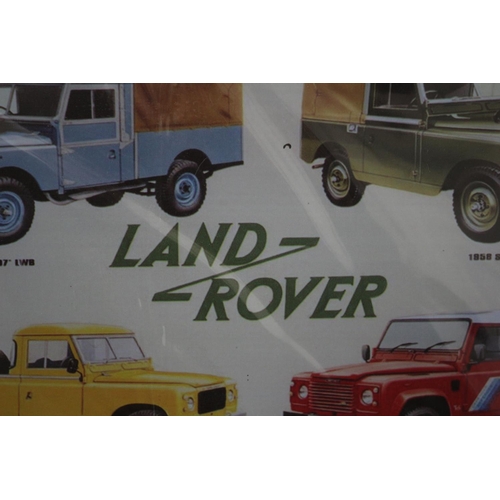 242 - Metal Land Rover Sign 30cm x 20cm