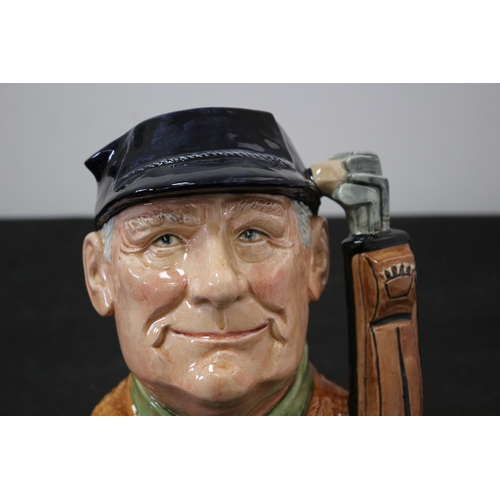 248 - Royal Doulton Large Character Jug Golfer