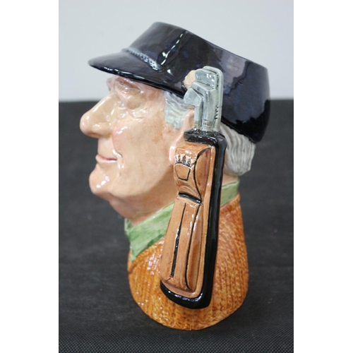 248 - Royal Doulton Large Character Jug Golfer