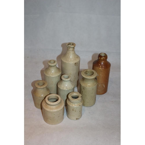 260 - A Selection of Stoneware Bottles with One From Western & Wolland Bermondsey