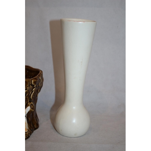 291 - Sylvac Fawn pot With Vase