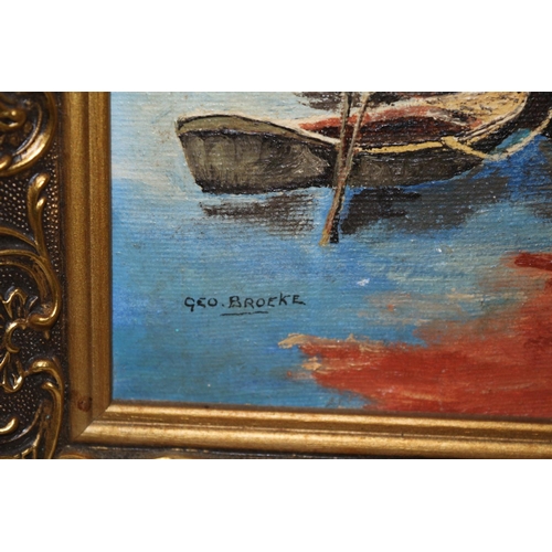 293 - 2 Paintings Of Nautical Theme. One Oil on Board The Other A Watercolour