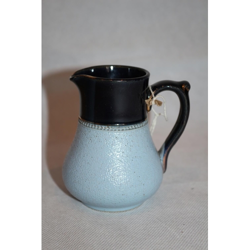 304 - 3 English Made Stoneware Items Finished in Two Tone Blue